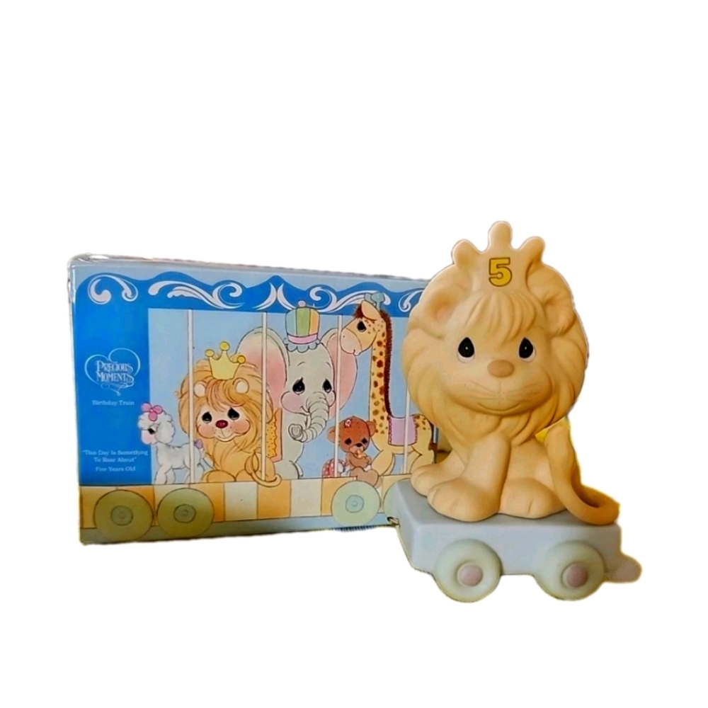 Precious Moments Birthday Train Age 5 Lion “This Day Is Something To Roar About”